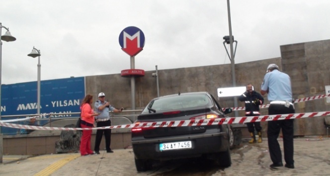 Metro girişine dalan genç anneye 6 yıl hapis!