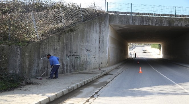 Sapanca'da Alt Geçitler Tek Tek Elden Geçiriliyor
