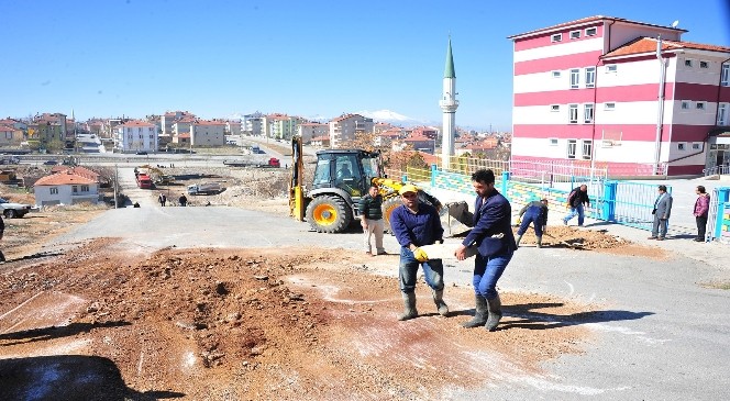 Karaman'da Köprülü Kavşak Çalışması