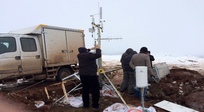 Süleymaniye Kayak Merkezinden İlk Meteorolojik Veriler Alındı