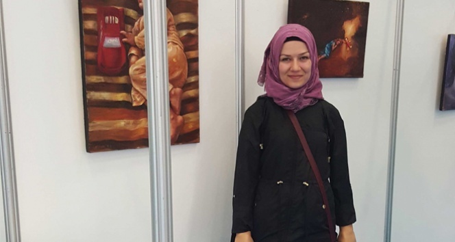 Engelli Ressam Semra Çelik UNICERA Fuarı’nda