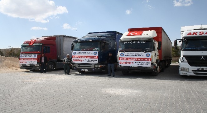 Karaman OSB Müdürlüğü'nden Suriyelilere Yardım Eli