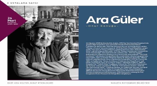 Ara Güler’e saygı Ara Güler’e saygı