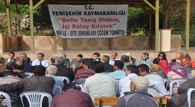 Kaymakam Özarslan Karahacılı Mahallesi Sakinleriyle Buluştu