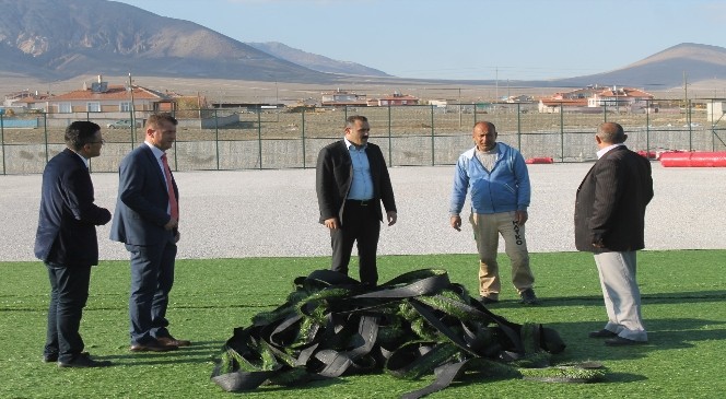Kısacık İnşaatı Devam Eden Spor Yatırımlarını İnceledi