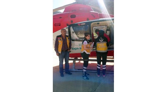 Ambulans Helikopter İbrahim Bebek İçin Havalandı