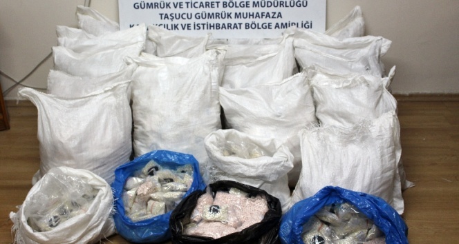 Gübre çuvalları içinde 20 milyonluk uyuşturucu