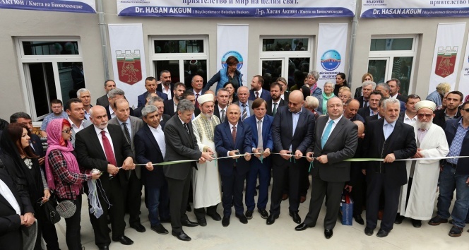Başkan Akgün’ün Bulgaristan’da yaptırdığı cami törenle ibadete açıldı