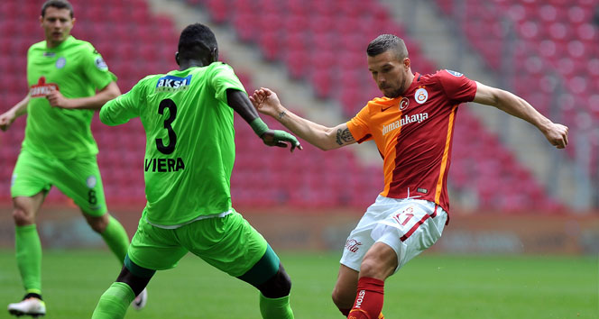 Galatasaray 1- 1 Çaykur Rizespor - Maç özeti (Galatasaray Çaykur Rizespor maçı özeti)