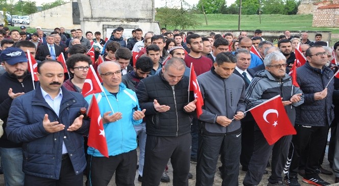 ‘57. Alay Vefa Yürüyüşü&#039; Yüzlerce Gencin Katılımıyla Gerçekleşti