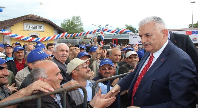 Karabük-Zonguldak Demiryolu Hattı Açıldı