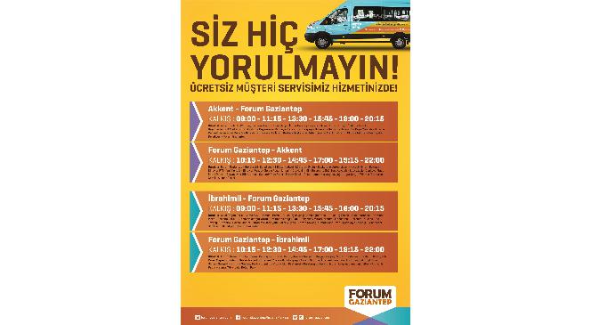 Forum Gaziantep&#039;ten Ücretsiz Servis Hizmeti