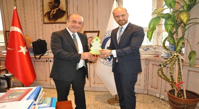 Gagiad Başkanı Bora Tezel GAÜN Rektörü Yavuz Coşkun&#039;u Ziyaret Etti