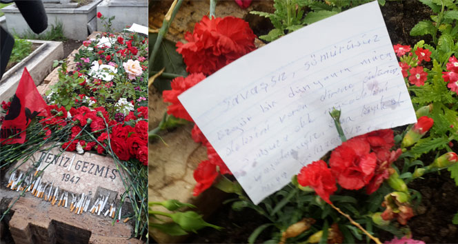 Deniz Gezmiş ve arkadaşları Karşıyaka Mezarlığı’nda anıldı