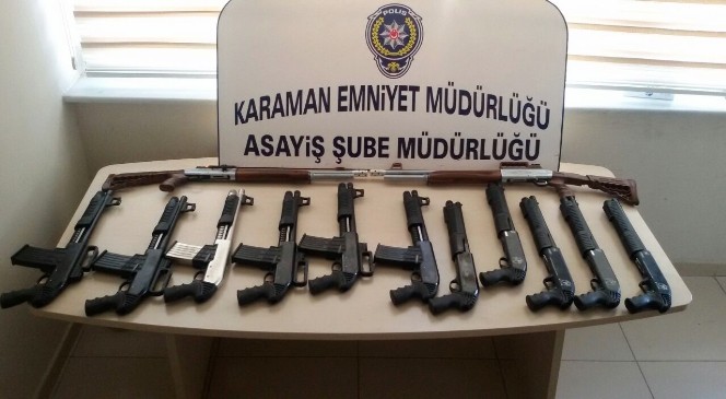 Karaman'da Silah Operasyonu