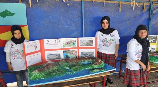 Güverada Ortaokulu&#039;nda Tübitak Bilim Şenliği