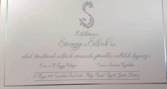 Davutoğlu Sümeyye Erdoğan&#039;ın nikah şahidi olacak