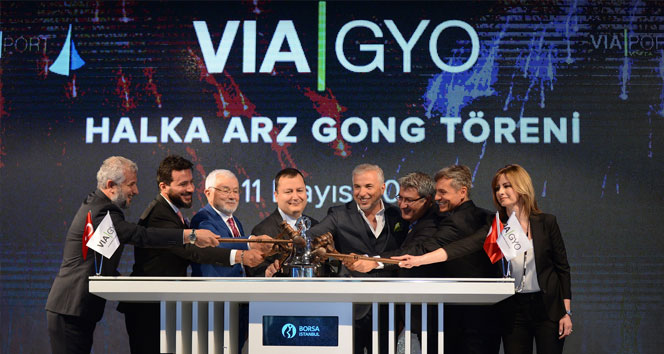 Borsa İstanbul&#039;da gong Via Gyo için çaldı