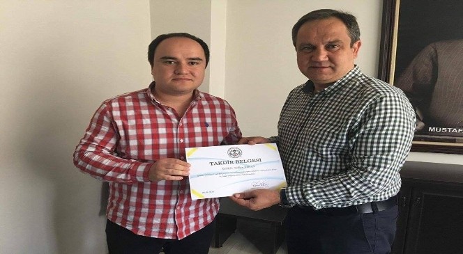 Giresun Belediyesi'nden Başarılı Personele Takdir Belgesi