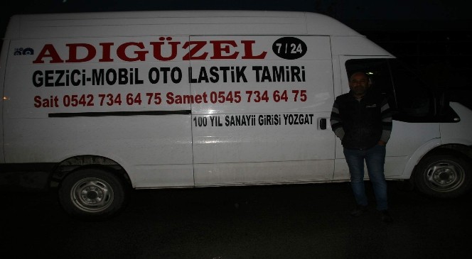 Yozgat&#039;ta Lastik Tamircisi Mobil Lastik Tamir Bakım Servisi Oluşturdu