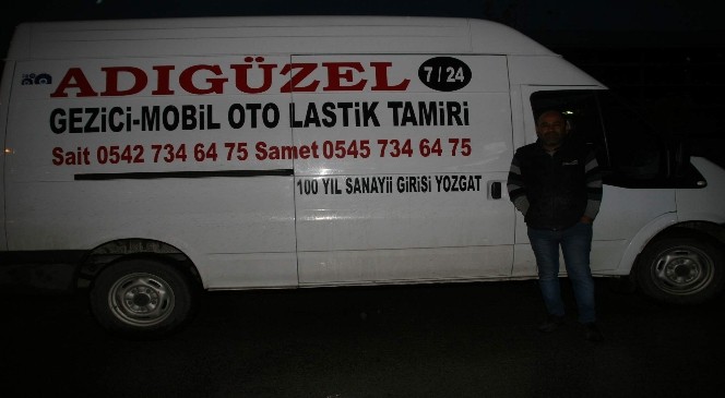Yozgat'ta Lastik Tamircisi Mobil Lastik Tamir Bakım Servisi Oluşturdu