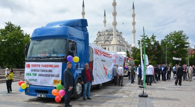 Kırıkkale&#039;den Bayır Bucak Türkmenlerine Yardım
