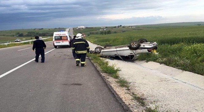 Sorgun'da Otomobil Takla Attı: 4 Yaralı