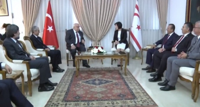 Bakan Avcı, KKTC Meclis Başkanı Siber ile görüştü