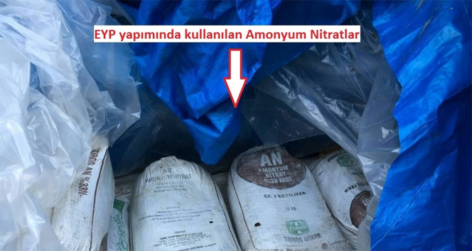 Diyarbakır’da 10 ton amonyum nitrat ele geçirildi
