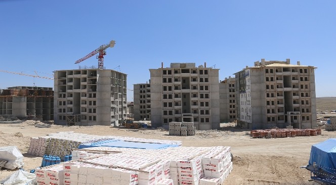 TOKİ'nin Karaman'da Yaptığı 998 Konutun İnşaatı Hızla Devam Ediyor