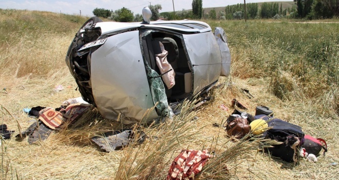 Yozgat&#039;ta trafik kazası: 1 ölü, 4 yaralı