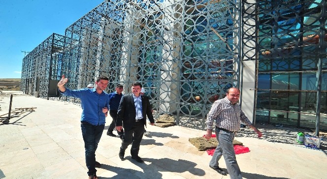 AK Parti Yozgat Milletvekili Yusuf Başer Aquapark İnşaatını Gezdi