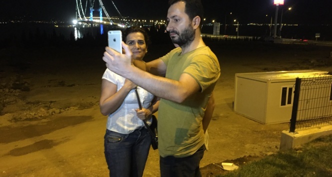 Osmangazi Köprüsü’nde selfie çılgınlığı