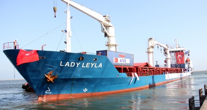 Türkiye'den Gazze'ye yardım götüren gemi İsrail'e ulaştı