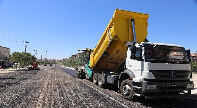 Karaman Belediyesi’nden asfalt çalışmaları