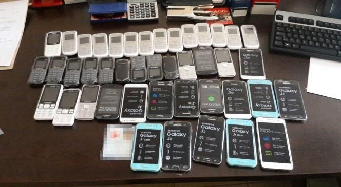 IMEI’i kopyalanan 353 adet cep telefonu ele geçirildi
