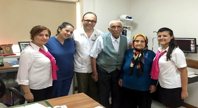 102 yaşında katarakt ameliyatı oldu