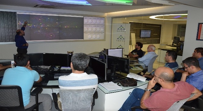 Enerji ve Tabii Kaynaklar Bakanlığına bağlı heyet SEDAŞ’ın SCADA merkezini inceledi