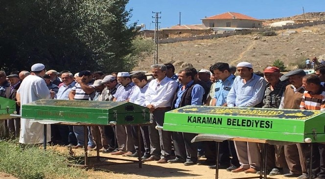 Sulama havuzunda boğulan çocuklar toprağa verildi