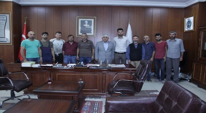 Sorgun Sanayi Esnafı Belediye Başkanı Ahmet Şimşek’i ziyaret etti