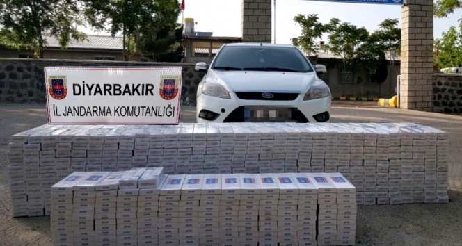 Diyarbakır’da 13 bin 500 paket kaçak sigara ele geçirildi