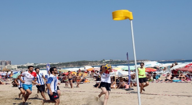Didim’de 4. Plaj Korfbol Turnuvası başladı