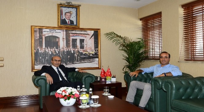 İSKEN Genel Müdürü Sırrı Uyanık’tan Vali Demirtaş’a ziyaret