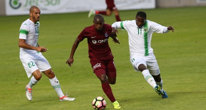 Trabzonspor hazırlık maçını 1-0 kazandı