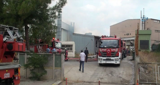 Tuzla&#039;da fabrika yangını