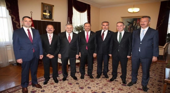 Kırıkkale Protokolünden Başbakan’a ziyaret
