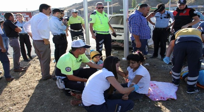 Yozgat’ta trafik kazası: 6 yaralı