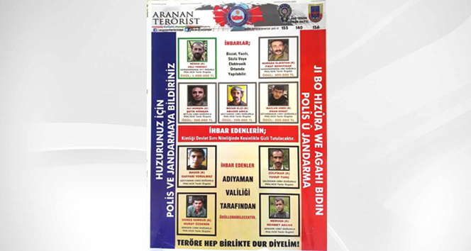 Genişletilmiş terörist listesi yayınlandı