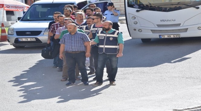 Karaman’da FETÖ operasyonunda 12 kişi adliyeye sevk edildi