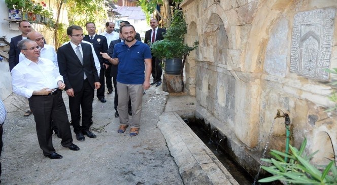Vali Tapsız, Ermenek’te incelemelerde bulundu